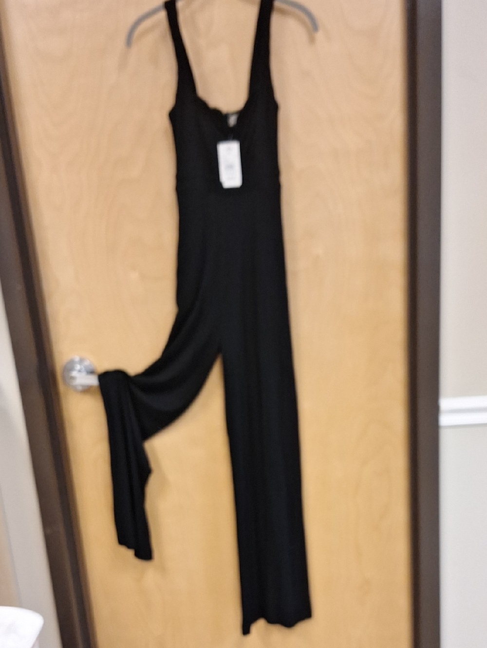 l*space Black Wide-Leg Tank Jumpsuit